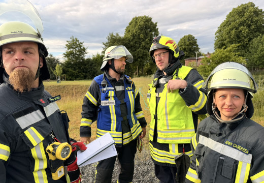 Gemeinsame Übung mit der Feuerwehr Böel bei Hans Natur – Bild 28